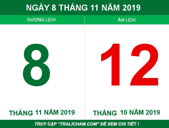 Ngày 8 tháng 11 năm 2019