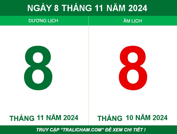 Ngày 8 tháng 11 năm 2024