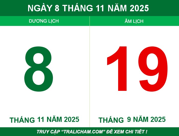 Ngày 8 tháng 11 năm 2025