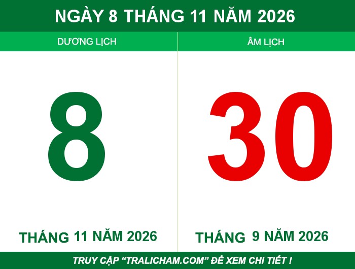 Ngày 8 tháng 11 năm 2026