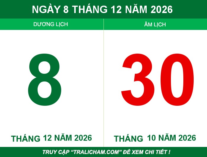 Ngày 8 tháng 12 năm 2026