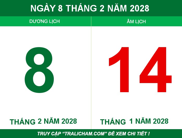 Ngày 8 tháng 2 năm 2028