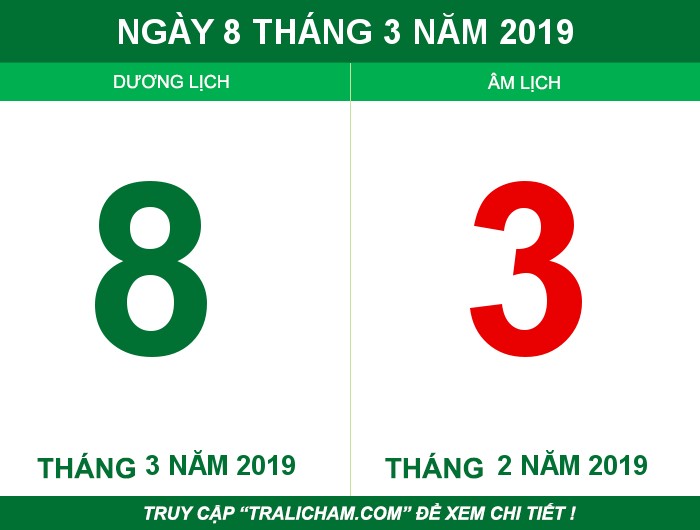 Ngày 8 tháng 3 năm 2019