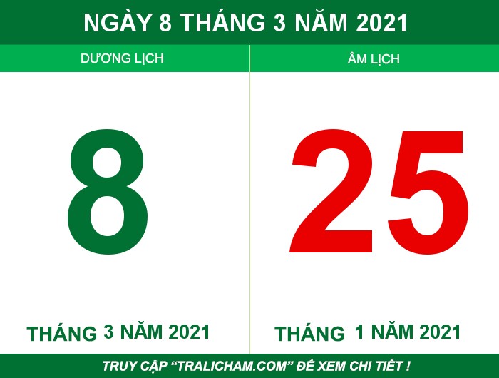 Ngày 8 tháng 3 năm 2021