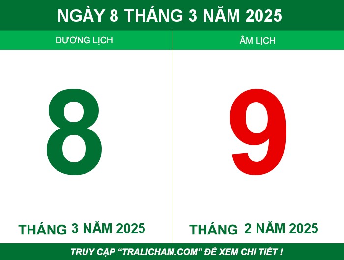 Ngày 8 tháng 3 năm 2025