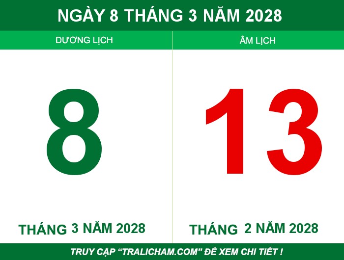 Ngày 8 tháng 3 năm 2028
