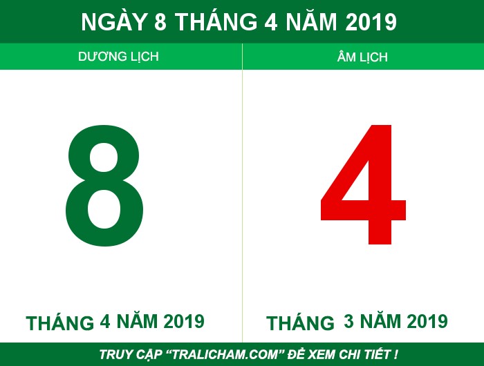 Ngày 8 tháng 4 năm 2019