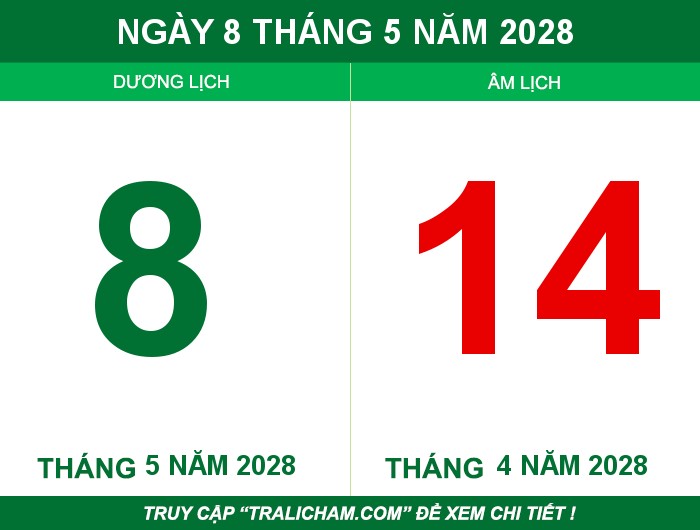 Ngày 8 tháng 5 năm 2028