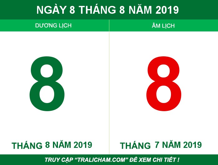 Ngày 8 tháng 8 năm 2019