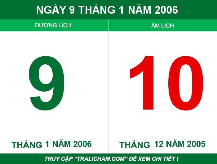 Ngày 9 tháng 1 năm 2006