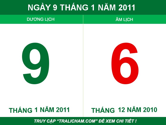 Ngày 9 tháng 1 năm 2011