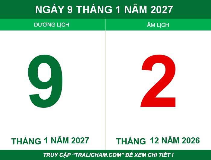 Ngày 9 tháng 1 năm 2027