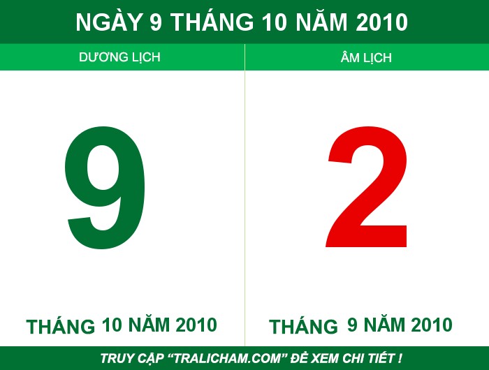 Ngày 9 tháng 10 năm 2010