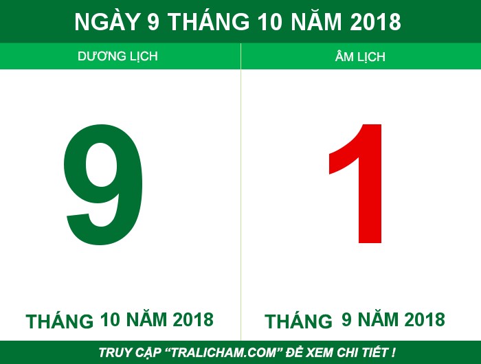 Ngày 9 tháng 10 năm 2018