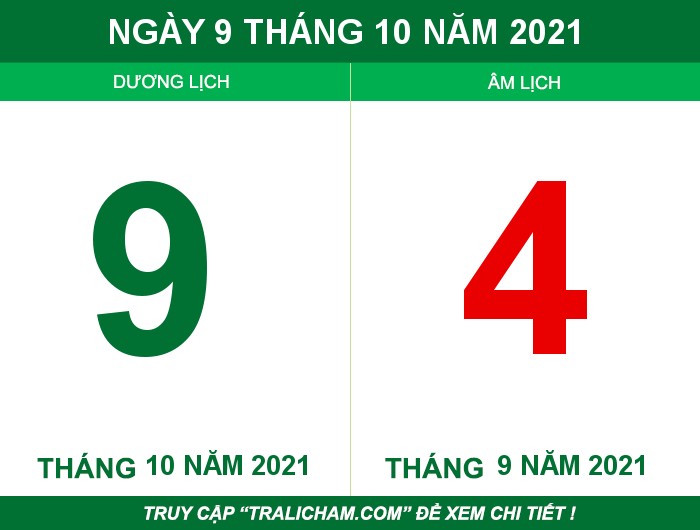 Ngày 9 tháng 10 năm 2021
