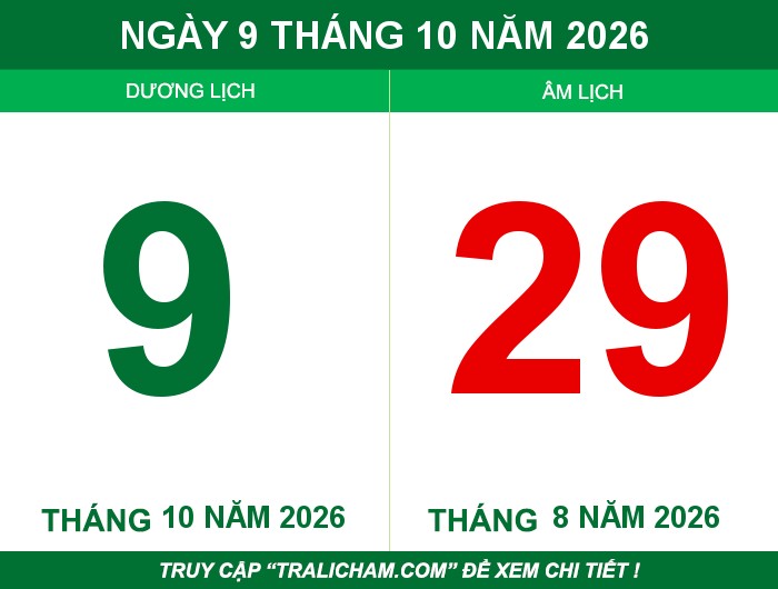 Ngày 9 tháng 10 năm 2026