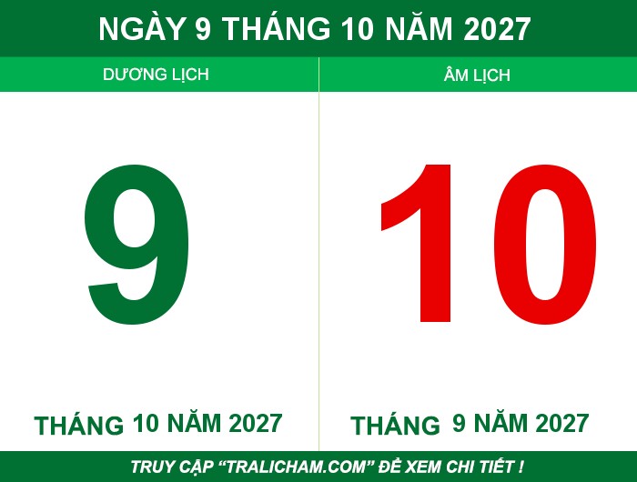 Ngày 9 tháng 10 năm 2027