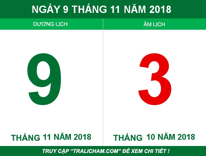 Ngày 9 tháng 11 năm 2018
