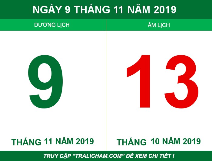 Ngày 9 tháng 11 năm 2019
