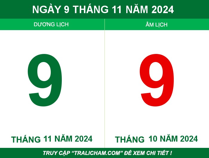 Ngày 9 tháng 11 năm 2024