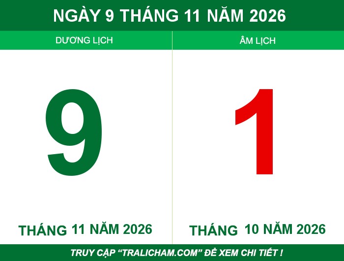 Ngày 9 tháng 11 năm 2026