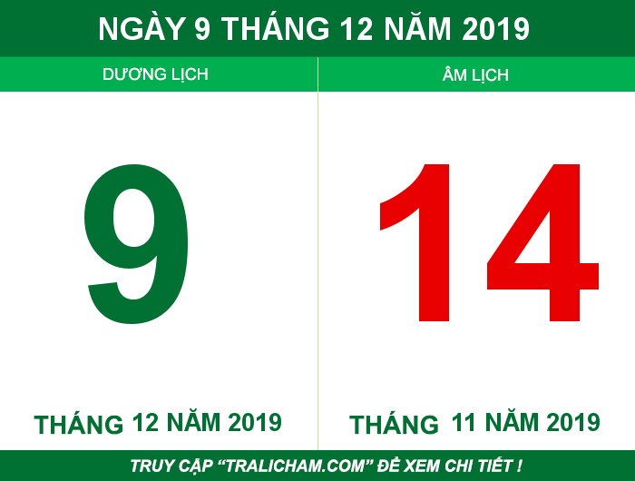 Ngày 9 tháng 12 năm 2019