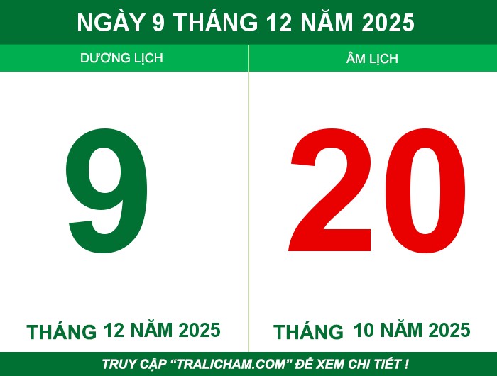 Ngày 9 tháng 12 năm 2025