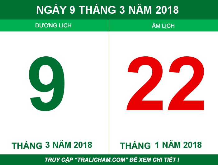 Ngày 9 tháng 3 năm 2018
