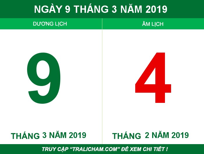 Ngày 9 tháng 3 năm 2019