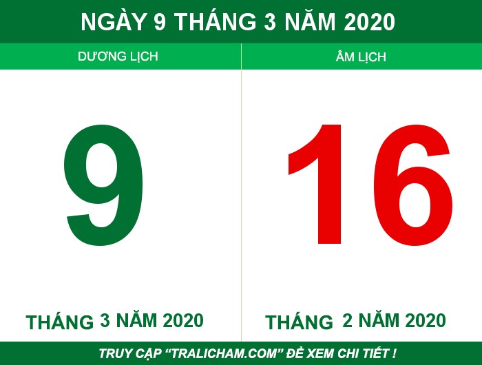 Ngày 9 tháng 3 năm 2020