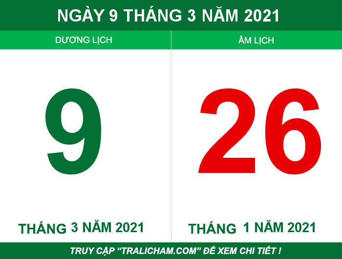 Ngày 9 tháng 3 năm 2021