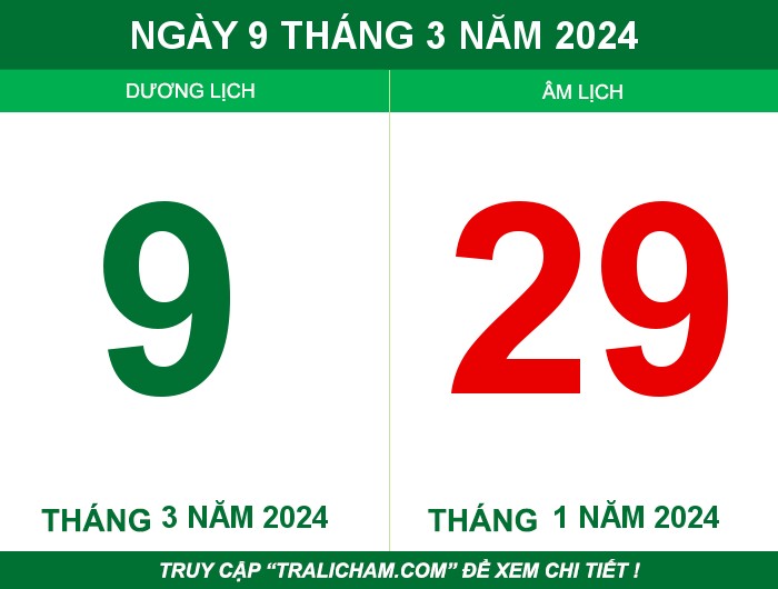 Ngày 9 tháng 3 năm 2024