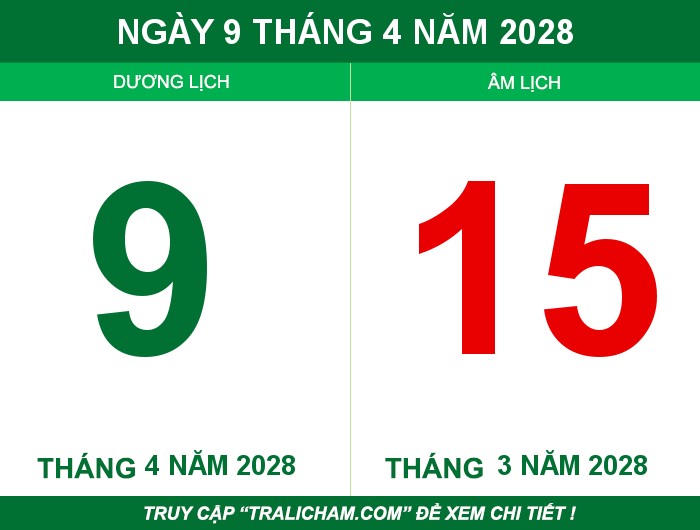 Ngày 9 tháng 4 năm 2028