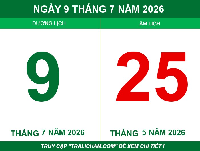 Ngày 9 tháng 7 năm 2026