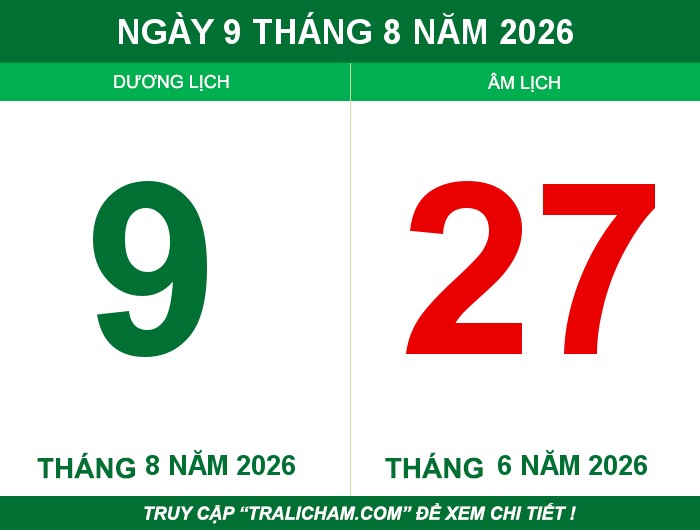 Ngày 9 tháng 8 năm 2026