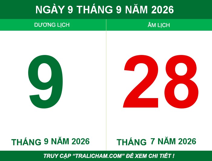 Ngày 9 tháng 9 năm 2026